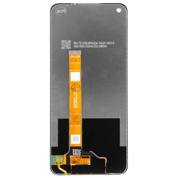 IPS LCD-skärm - AVIZAR - Realme 6 - Förmonterad - Kapacitiv Touch-skydd - Svart