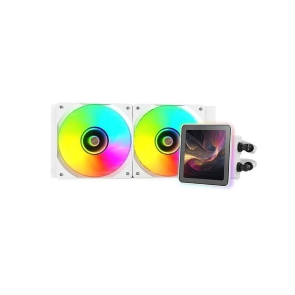 Vätskekylning AIO - MARS GAMING - ML-VISIONPRO240 - 2x ARGB-fläktar - TDP 500W - Skärm