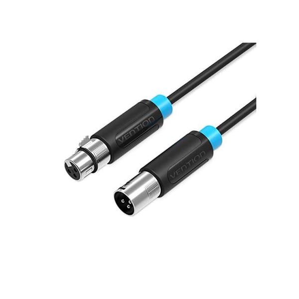 XLR-kabel - Vention - Flerfärgad - 21x18x3 cm - 50 g - Rund form - Magnetisk - BBFB