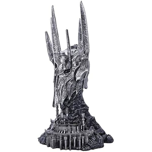 Photophore - NEMESIS NOW - Sauron - 33 cm - Resina - Silver - Inredning