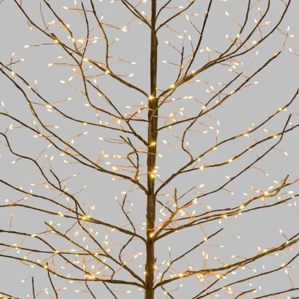 Lysende Træ TILDE Brun H200cm 1120 MicroLED FlashLED Varm hvid Lotti