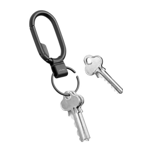 Nøgleholder - Orbitkey Clip - Sort - Moderne industriel design - Løser nøglekaos