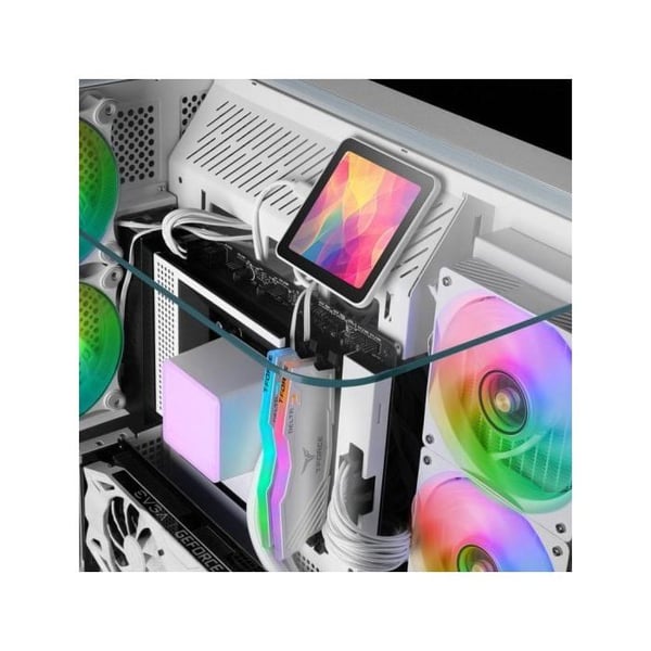 Vätskekylning AIO - MARS GAMING - ML-VISIONPRO240 - 2x ARGB-fläktar - TDP 500W - Skärm