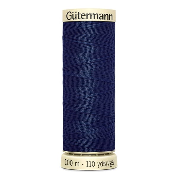 5-pack 100m Tråd 100% Polyester Gutermann Ref 788988 - Att 11 - planetblå