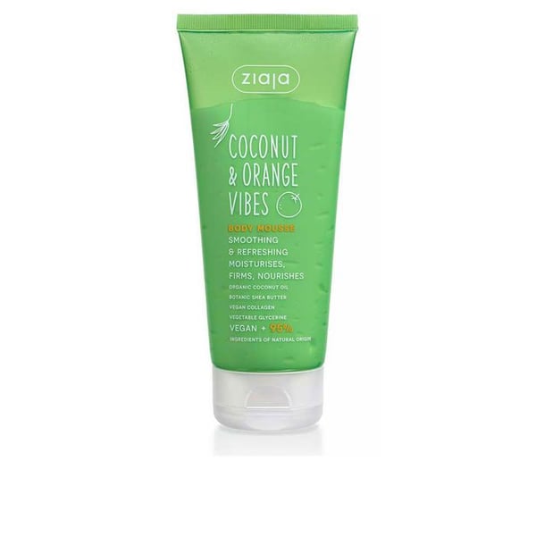 COCONUT &amp; ORANGE VIBES mjukgörande och uppfriskande kroppsmousse 200 ml