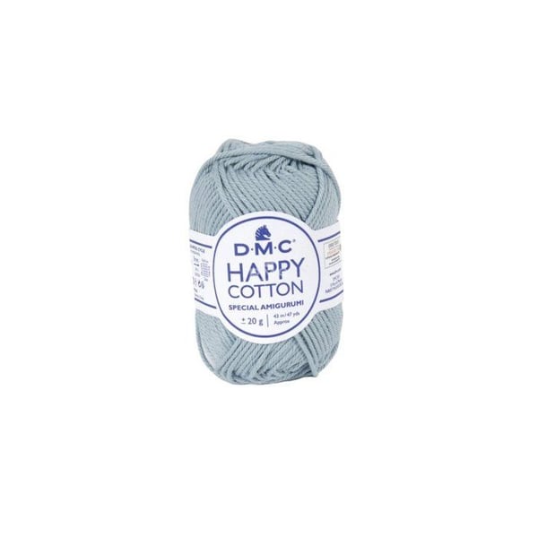 DMC - Natura Happy Cotton 3mm 20g Amigurumi och Virkning Col. 767 blå