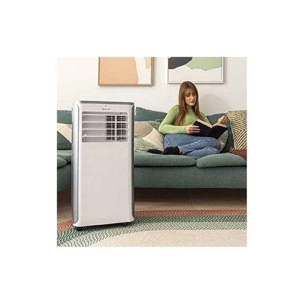 Cecotec Bärbar Klimatanläggning ForceClima 9400 Värme. Fjärrkontroll och värmepump 9000 BTU, LED-display, 5 Lägen.