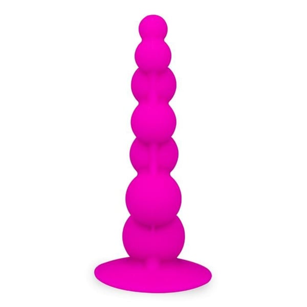 Spiral sugkopp analplugg