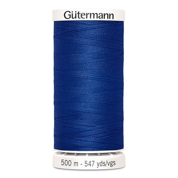 Fil av 100% polyester 5 spolar á 500m 701920 - Att 214 - oxfordblå