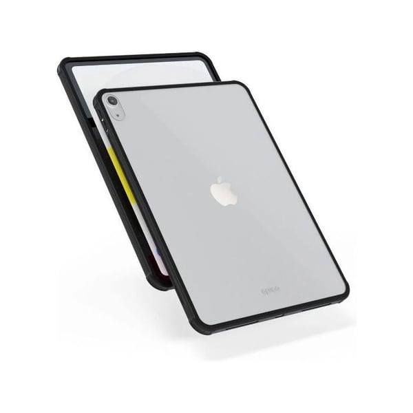 Fodral för surfplatta - EPICO - iPad Pro 11 (M4) - TPU och polykarbonat - Transparent/Svart - Styvhet