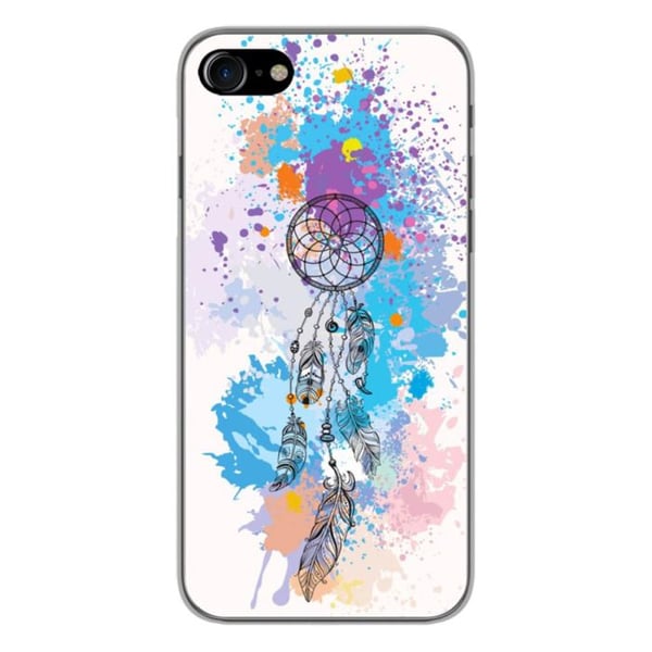 1001Coques - Silikonfodral kompatibelt med Apple iPhone 8 - Drömfångarmotiv i färg - Originaldesign tryckt i Frankrike