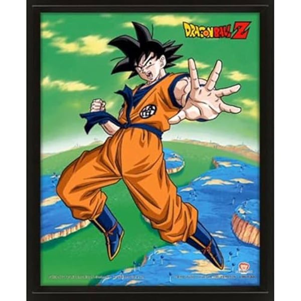 Pyramid International – 3D Lenticular Frame – Real Motion och Depth Effect – Dragon Ball Z – Super Saiyan