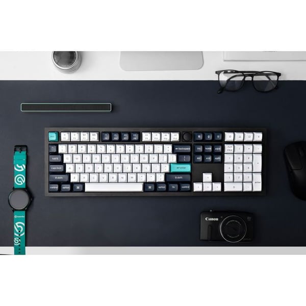 Gamingtangentbord - KEYCHRON - Q6 Max - RGB-bakgrundsbelyst - Gateron Banana-switchar - Trådlös