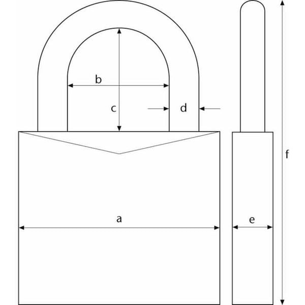 ABUS 64 Titalium 64TI/40HB40 Säkerhetsnivå: 5