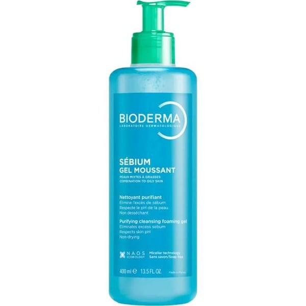 Bioderma Sébium Skumrengöringsgel För Kombinerad Till Fet Hy 100 ml