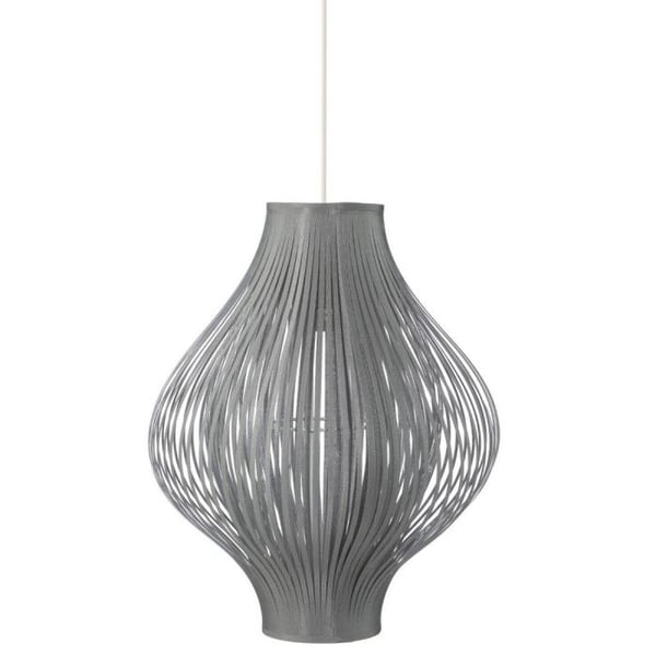 Hopfällbar taklampa "Yisa" höjd 44 cm Atmosphera - Grå