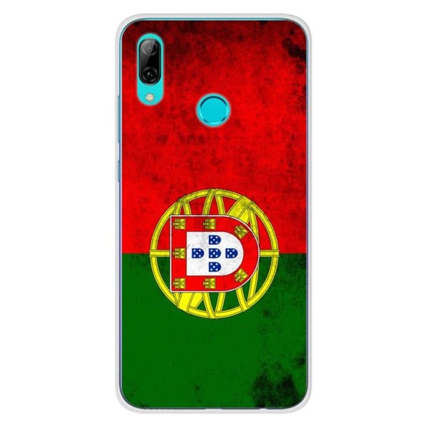 1001Coques - Silikonfodral kompatibelt med Huawei Honor 10 Lite - Mönster med Portugals flagga - Originaldesign tryckt i Frankrike