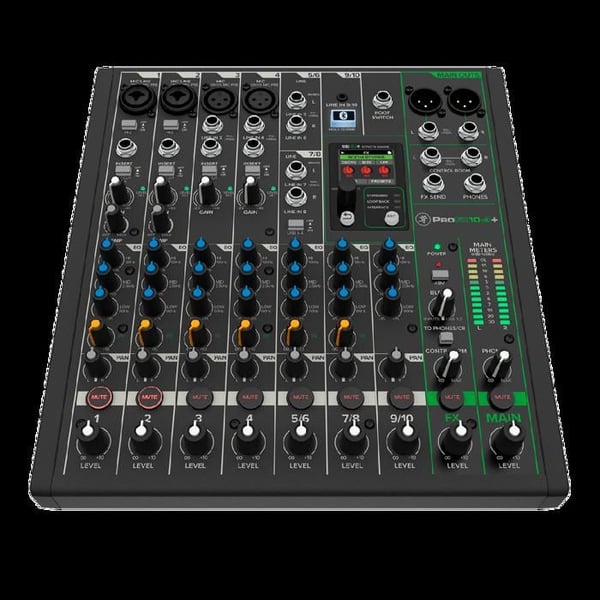 Analog USB Mixer - MACKIE - ProFX10v3+ - 10 Kanaler - Bluetooth - GigFX+™ Effekter