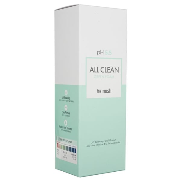 Rensemousse - HEIMISH - All Clean Green Foam - 150 g - Følsom hud - Naturlige ingredienser
