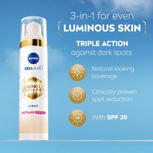 NIVEA Ansikts Cellular Luminous CC-fluid ljus 40 ml