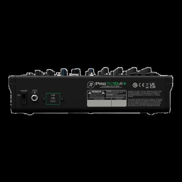 Analog USB Mixer - MACKIE - ProFX10v3+ - 10 Kanaler - Bluetooth - GigFX+™ Effekter
