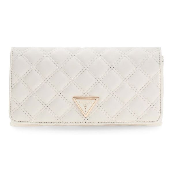 GUESS Axelväska krämfärgad för kvinnor - Giully II Xbody Flap Organizer Cream White 311242