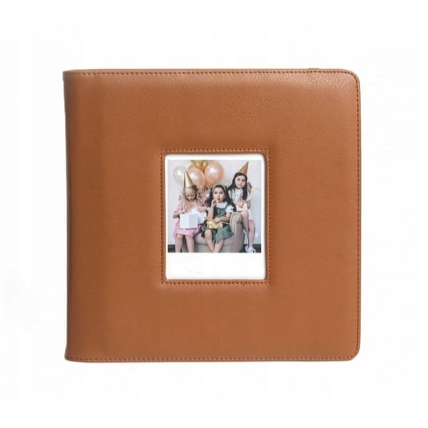 Fotoalbum - LOVEINSTANT - Modell för 288 foton - Brun - Kompatibel med Fuji Instax och Polaroid