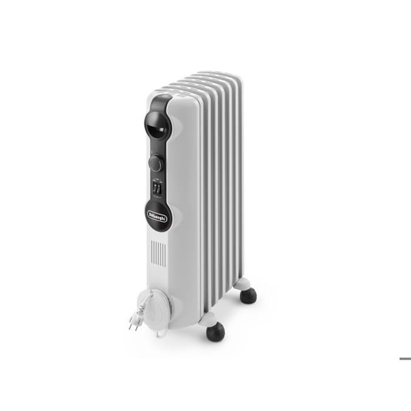 Oljebadsradiator - DELONGHI - TRRS0715 - 1500W - 3 värmesteg - Vit