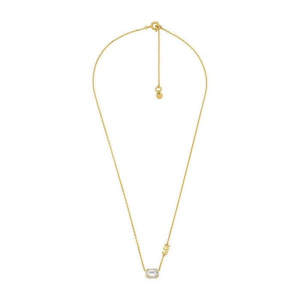 Smyckeset i förgyllt silver MKC1759CZSET (halsband, örhängen)