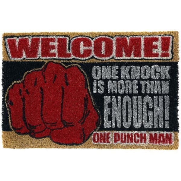 Paillasson - One Punch Man - One Knock - Multicolor - En storlek Paillasson - One Punch Man - One Knock - Multicolor - En storlek