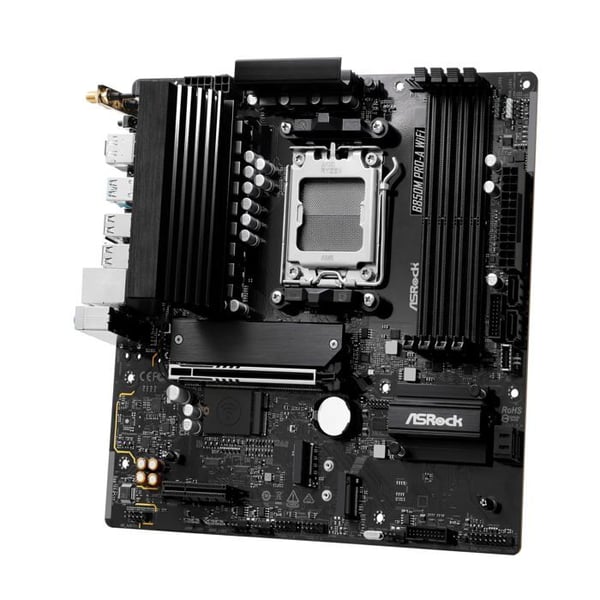 Moderkort - ASROCK - B850M Pro-A - Inbyggt WiFi - Micro ATX - AMD AM5