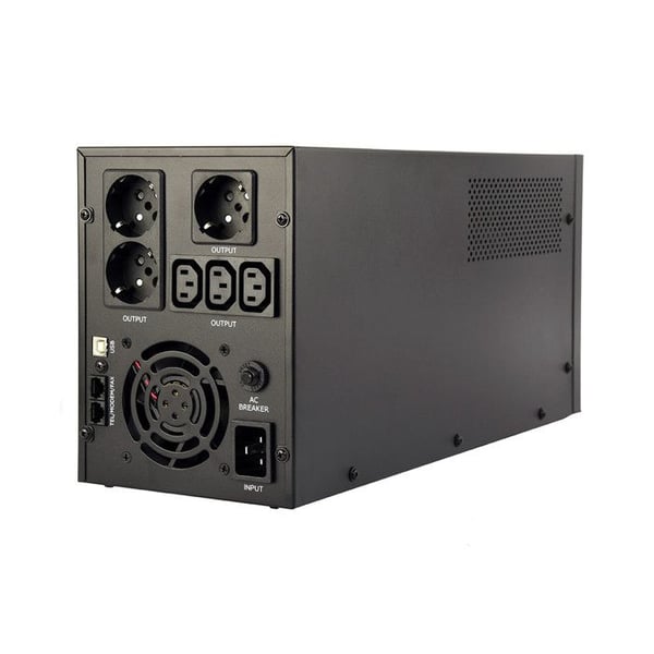 Keskeytymätön virransyöttö - Gembird EG-UPS-036 - 3 kVA - 1800 W - 6 AC-lähtöä