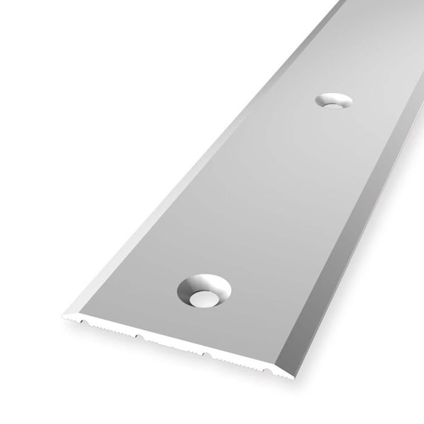 PROVISTON Övergångsprofil l 40 mm H 0 - 99 mm Slät Aluminium Centrumborrad
