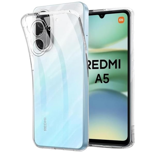 Fodral - Phonillico® - Xiaomi Redmi A5 4G - Silikongel TPU - Genomskinlig - Ultratunn