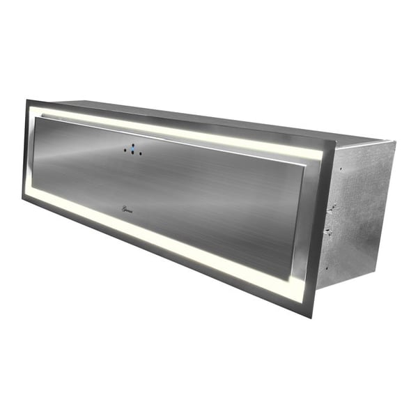 Köksfläkt 90 cm Gurari GCH 973 IS Inox • Dynamisk LED-lampa • Gestkontroll + fjärrkontroll • Fläkt med 850 m³/h