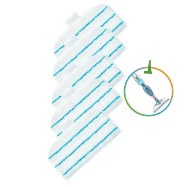 SOS Accessoire 5-pack mikrofiberdukar för ångtvätt 90585868