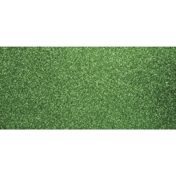 A4 Hobbypapper: Glitter, 210x297mm, 200 g/m2, evigt grön