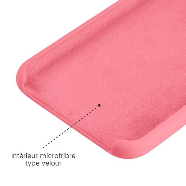 1001Coques - Silikon Coque Soft Touch kompatibel med Samsung Galaxy S20 Plus - Inuti mikrofiber sammet