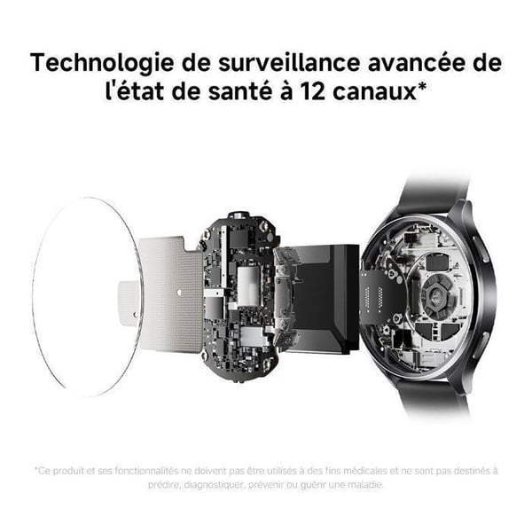 XIAOMI Watch 2 Grå - Smartklocka - Upp till 65 timmars batteritid - Avancerad hälsa och sportövervakning - WearOS Google