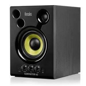 Aktiva monitorhögtalare - HERCULES - DJMONITOR 42 - 2×20W RMS - Woofer 4" - MDF-kabinett 9mm