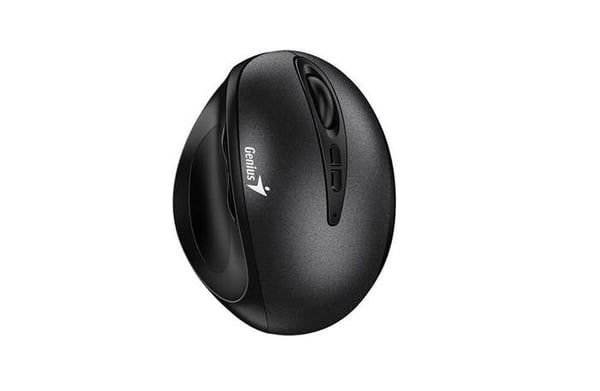 Musmatt Genius Ergo 8300s Trådlös Vertikal 7-knappar Svart