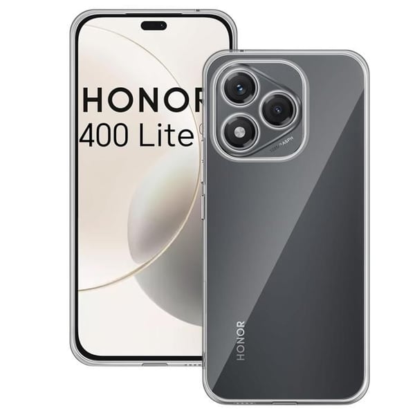 Skal till Honor 400 Lite 5G - Phonillico® - Silikongel TPU - Mjukt skydd - Ultratunt - Transparent
