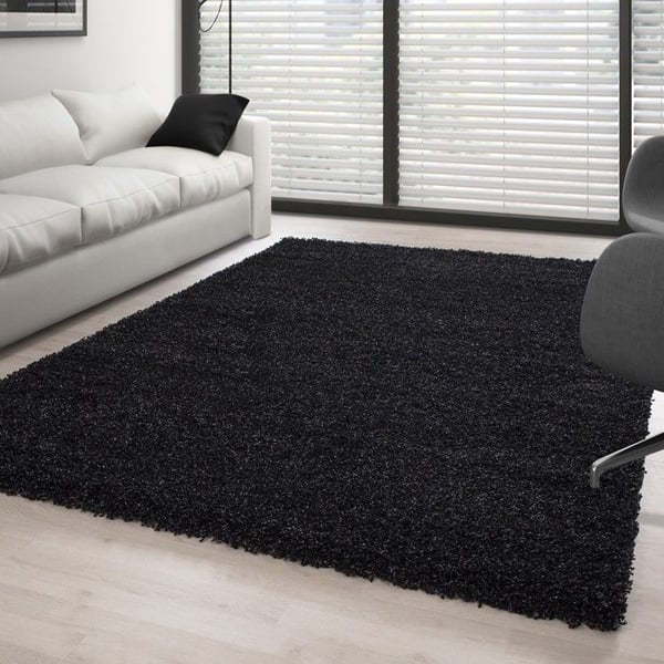 Tapis Shaggy - Ayyildiz - ANTRACIT - 300x400 cm - 30 mm höjd på lugg - Inomhus