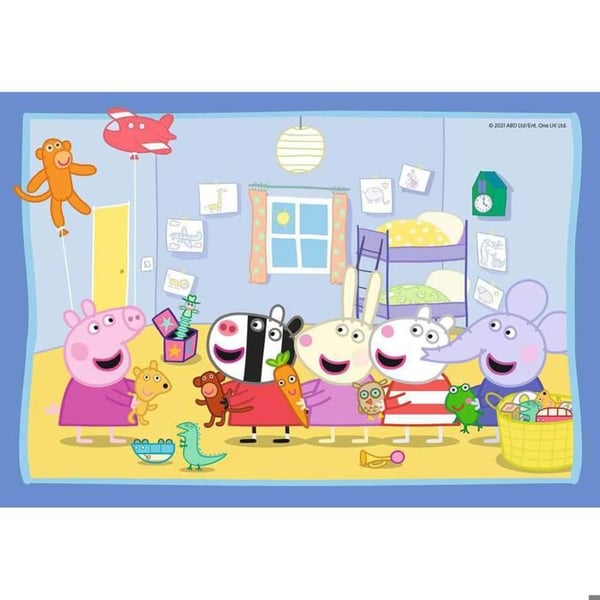 Pussel 2 x 12 bitar: Peppa Pigs äventyr