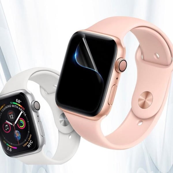 Hærdet glas til Apple Watch 4 / 5 / 6 / SE / SE 2 / 7 / 8 / 9 (40mm / 41mm) Neo Flex (3 pakke) - Spigen - Klar