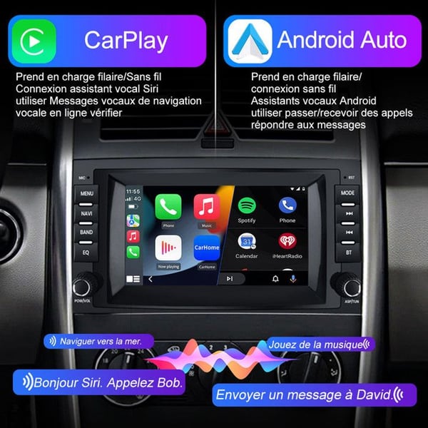 AWESAFE Autoradio Android 13 til Mercedes-Benz Vito Viano Sprinter W639/Classe B W245/W169 2Go+32Go 8'' Skærm Android Auto Carplay