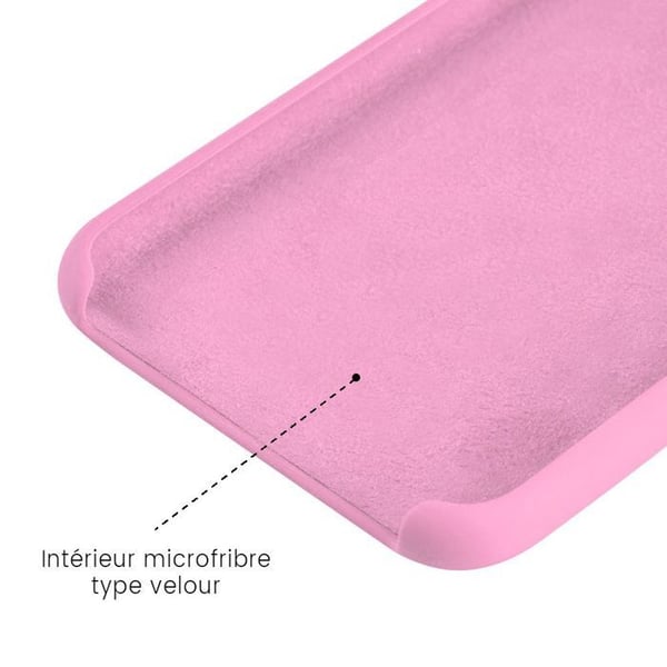 1001Coques - Silikon Coque Soft Touch kompatibel med Xiaomi Redmi 10C - Inuti mikrofiber sammet
