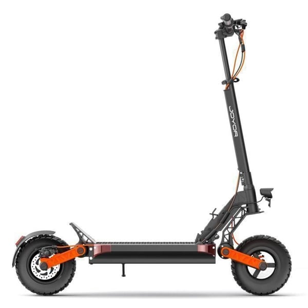 JOYOR S8 elektrisk scooter -- Motor 600 W - Batteri 48 V-26 Ah - 10 tommer dæk - Sammenklappelig - Sort