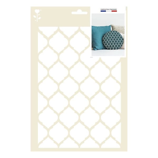 Dekorstencil - Istanbul - A4 - Plast - Beige
