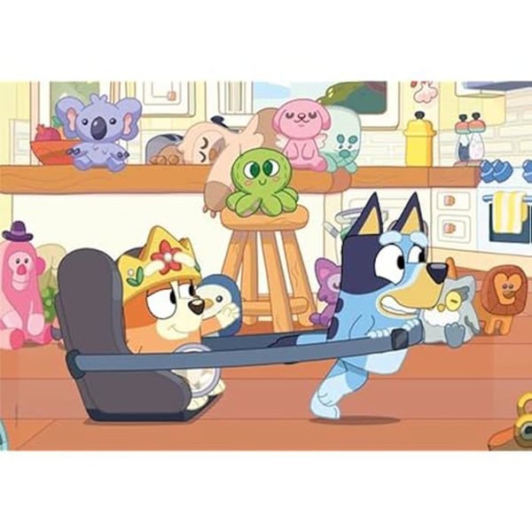 Pussel - CLEMENTONI - Bluey 2 - 60 Bitars - Flerfärgad - Tillverkad i Italien